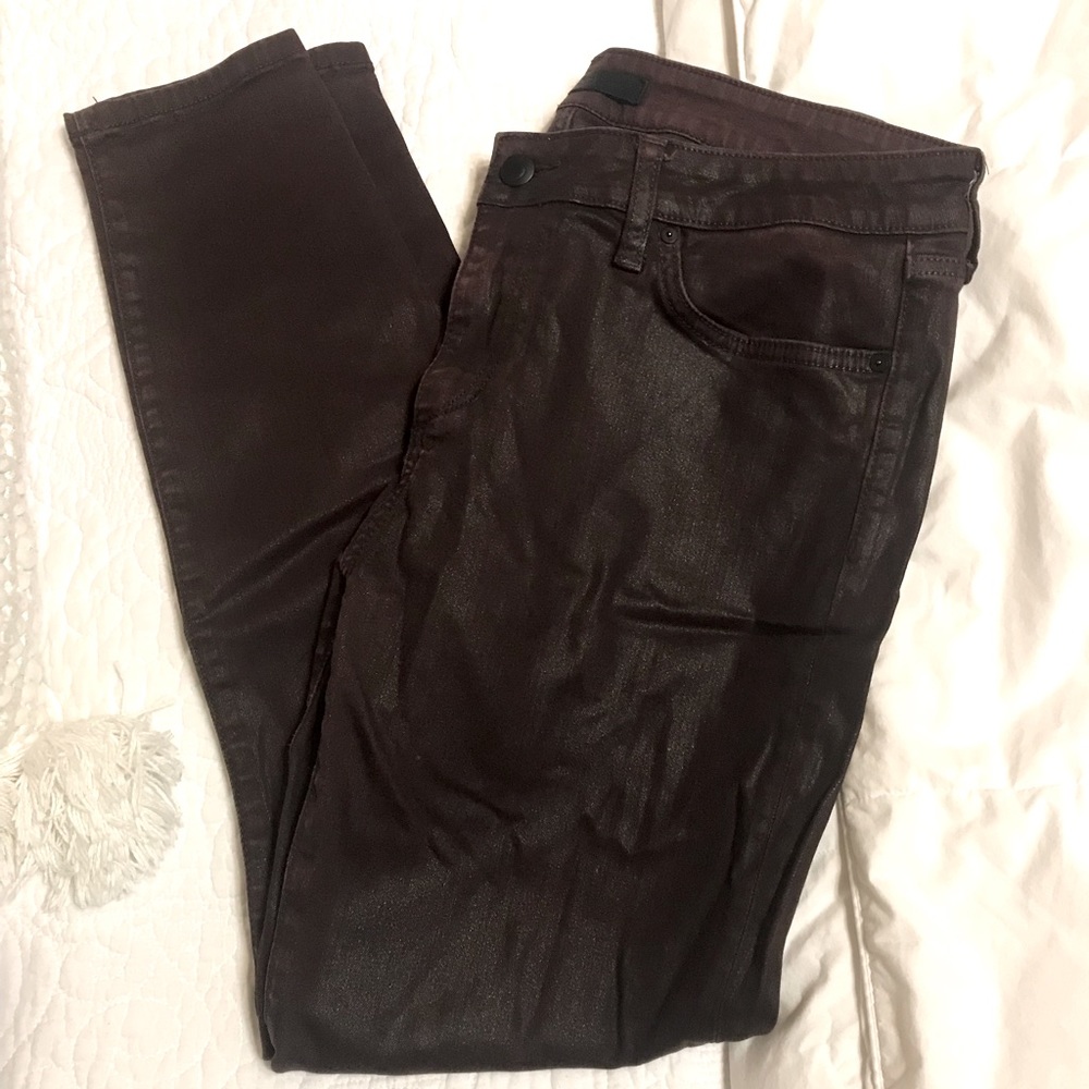 🎉HP🎉 Joe’s Jeans Waxed Dark Burgundy 31